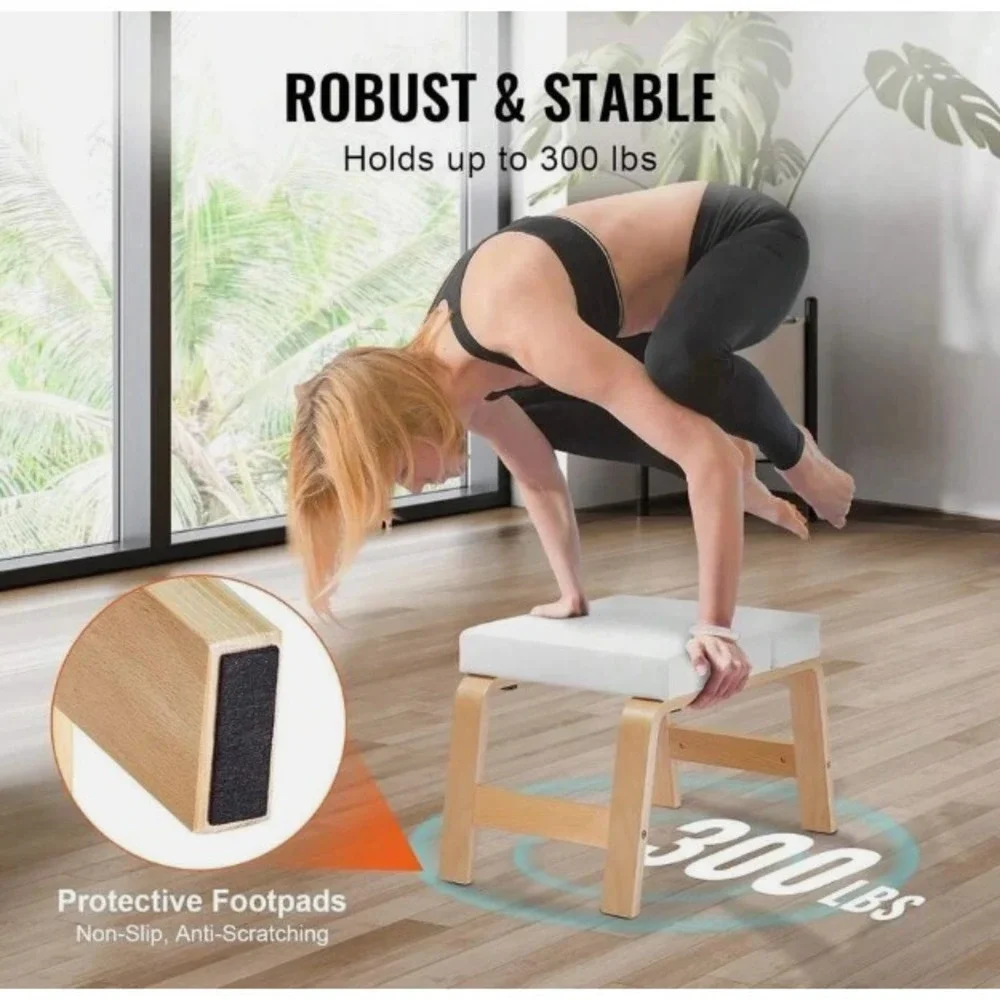Yoga & Fitness Yoga Headstand Bench Inversion Trainer, Strength Poses